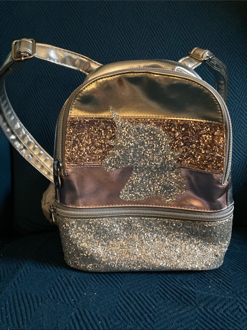 Justice girls unicorn mini backpack